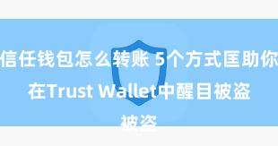 信任钱包怎么转账 5个方式匡助你在Trust Wallet中醒目被盗